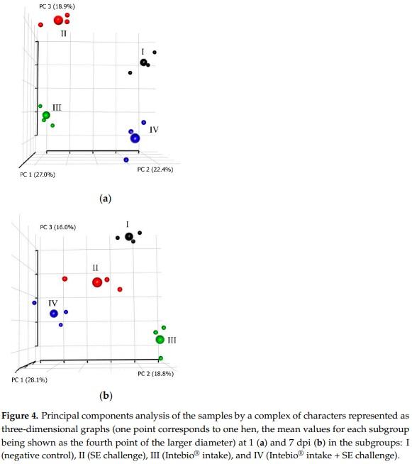 Effects of Essential Oils-Based Supplement and Salmonella Infection on Gene Expression, Blood Parameters, Cecal Microbiome, and Egg Production in Laying Hens - Image 7