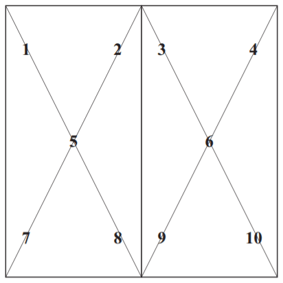 FIGURE 2 Schematic of AAFCO protocol for sampling bulk ingredients used in the study. Ten samples were collected from each tote using two ‘X’ patterns resulting in a composite sample per tote