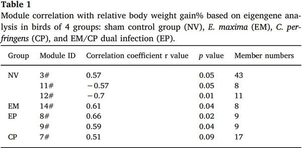 Effects of Eimeria maxima and Clostridium perfringens infections on cecal microbial composition and the possible correlation with body weight gain in broiler chickens - Image 8