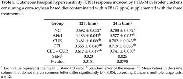 Evaluation of Cellulosic Polymers and Curcumin to Reduce Aflatoxin B1 Toxic Effects on Performance, Biochemical, and Immunological Parameters of Broiler Chickens - Image 2