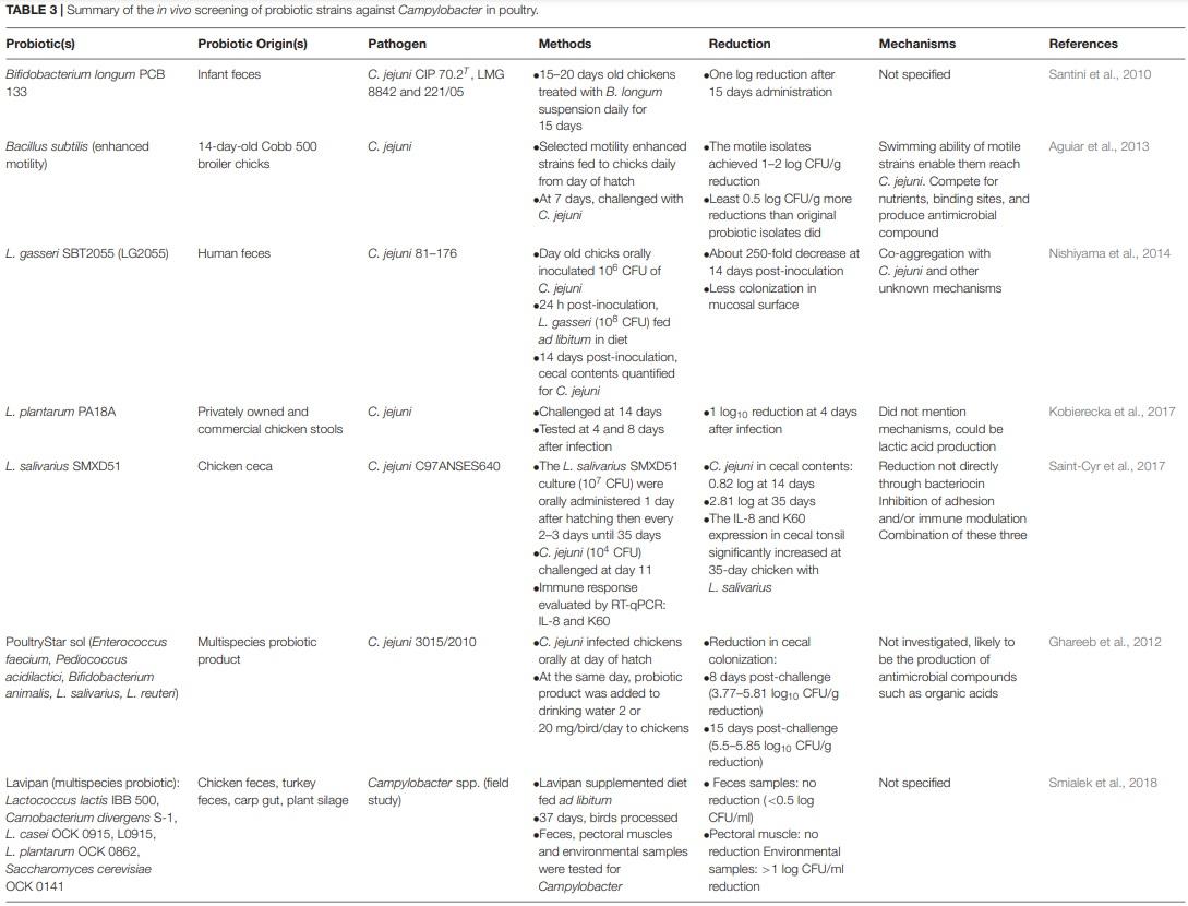 Current Perspectives and Potential of Probiotics to Limit Foodborne Campylobacter in Poultry - Image 9