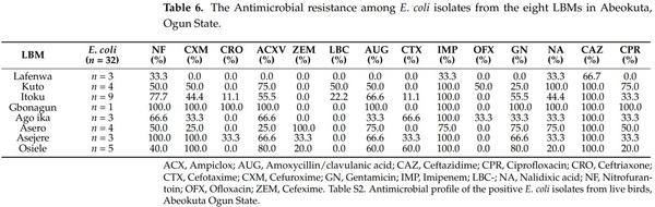 Multi-Drug Resistant Escherichia coli, Biosecurity and Anti-Microbial Use in Live Bird Markets, Abeokuta, Nigeria - Image 13