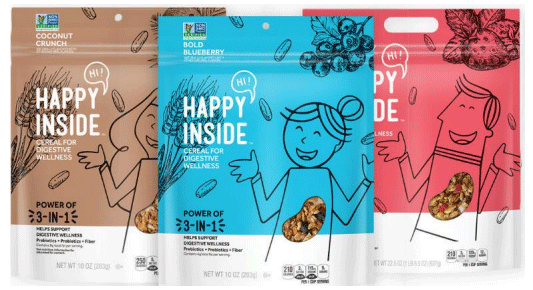 Figure 6: Breakfast cereal with fibre, prebiotics and probiotics from Kellog’s®. Source: https://mma.prnewswire.com/media/784388/Kellogg_Company_Happy_Inside.jpg?p=original (24/01/2023)