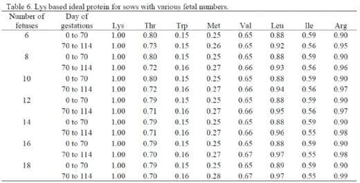 Application of Ideal Protein and Amino Acid Requirements for Gestating Sows - Image 6