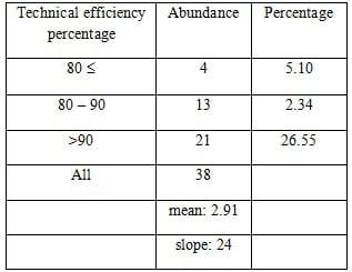 An analysis of technical efficiency through Data Envelopment Analysis method (DEA) (a case study of chicken farms in Bandar-Turkmen region) - Image 3