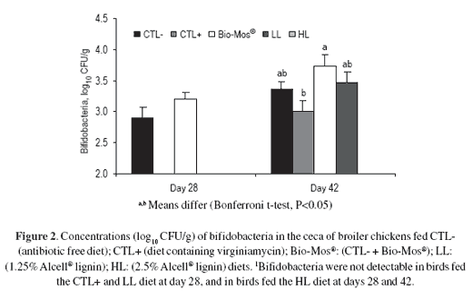 Cecal microbial populations and litter E. coli content: effects of Bio-Mos®, purified lignin or virginiamycin - Image 3