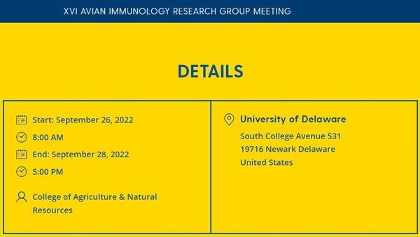 2022 Avian Immunology Research Group (AIRG) meeting - Image 1