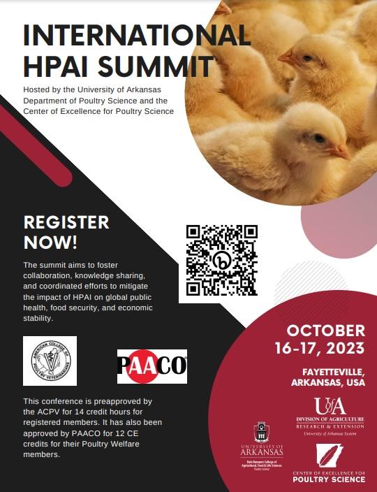 Register now (for free): First International Avian Influenza Summit on October 16-17, 2023 - Image 1
