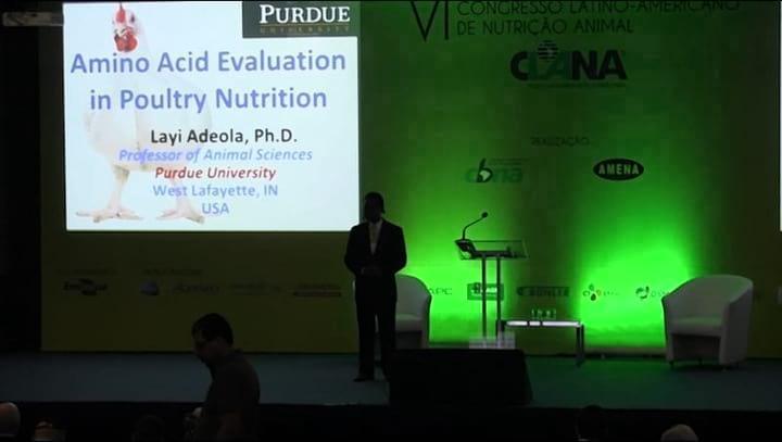 Amino Acid Evaluation in Poultry Nutrition. Layi Adeola (Purdue University)