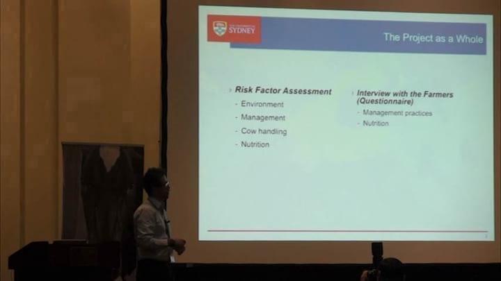Ranjbar talks about risk factors for lameness in pasture-based dairy farms