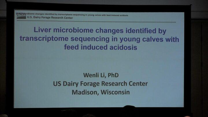 Liver microbiome changes identified by transcriptome sequencing in young calves with feed induced acidosis