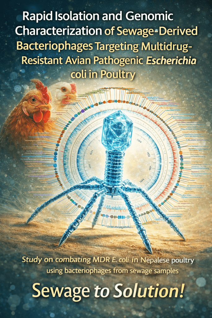 Rapid Isolation and Genomic Characterization of Sewage-Derived Bacteriophages Targeting Multidrug-Resistant Avian Pathogenic Escherichia coli in Poultry - 1