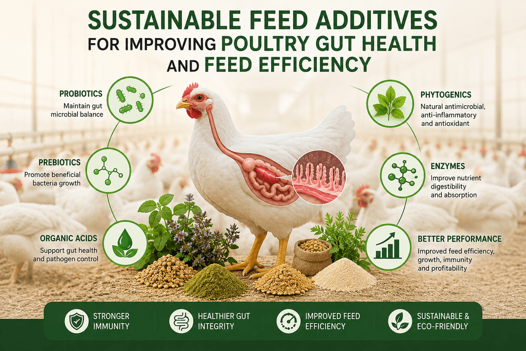 Sustainable Feed Additives for Improving Poultry Gut Health and Feed Efficiency - 1