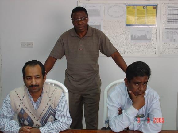 BROILER SITE MANAGER WITH INCHARGES GOLAN MAULA AND SALEEM MUFTUN