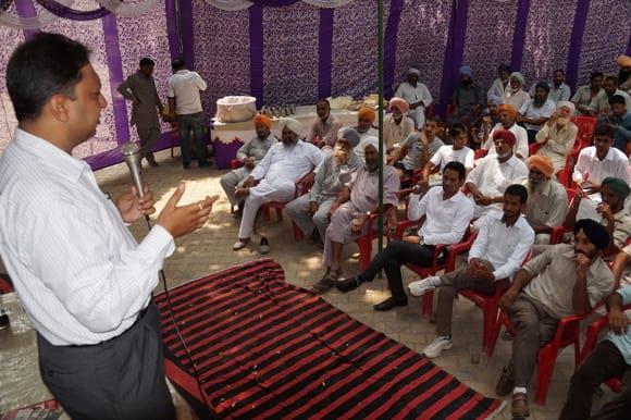 DAIRY CAMP AT SHAHPUR-PATIALA