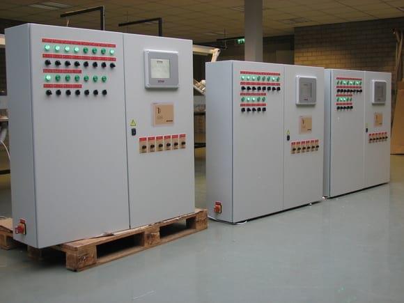 Panel box with touch screen user interface