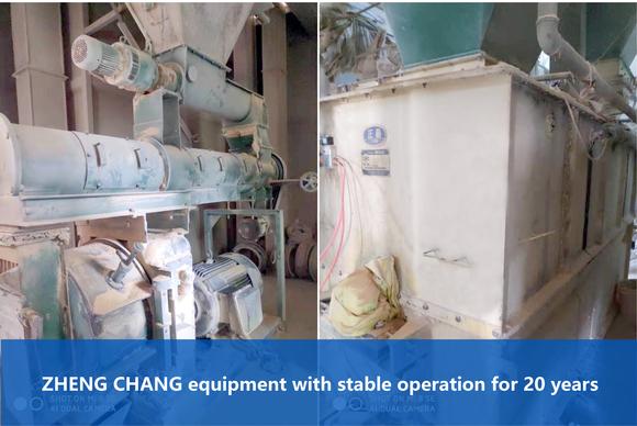 How can a feed production line work stably for 20 years?