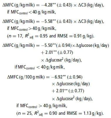 Response of milk fat concentration and yield to nutrient supply in dairy cows - Image 6
