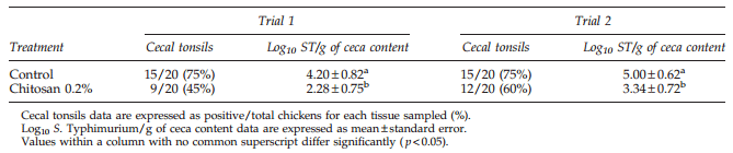 Effect of Chitosan on Salmonella Typhimurium in Broiler Chicken - Image 6