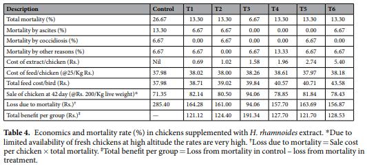 Hippophae rhamnoides as novel phytogenic feed additive for broiler chickens at high altitude cold desert - Image 5