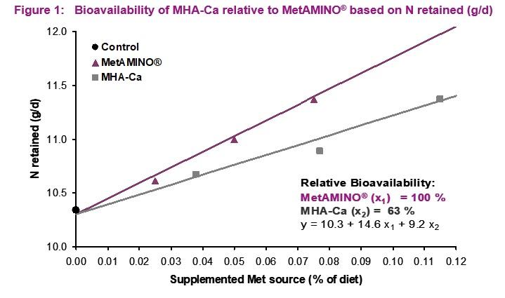 A Vietnamese study showed a lower bioavailability for methionine hydroxy analog calcium salt relative to MetAMINO® in starter pigs - Image 4