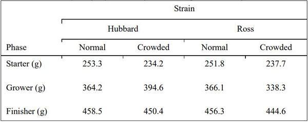 Effect of breed and density on growth performance and carcass traits of two broiler breeds - Image 4