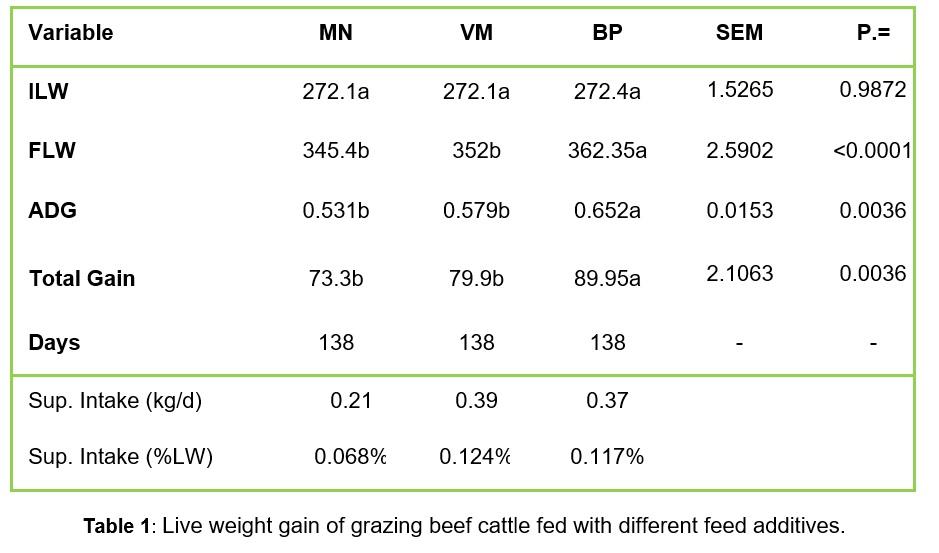 Improved Performance of Grass-fed Beef supplemented with Silvafeed® ByPro - Image 2