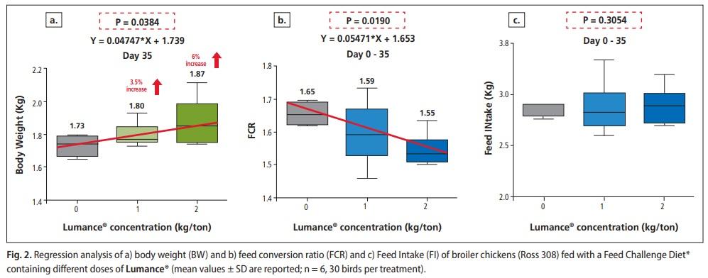 Growth promotion and alleviation of chronic intestinal inflammation by Lumance® in broilers under a dietary challenge - Image 4