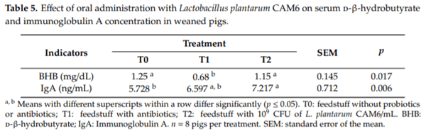 Evaluation of Oral Administration of Lactobacillus plantarum CAM6 Strain as an Alternative to Antibiotics in Weaned Pigs - Image 5