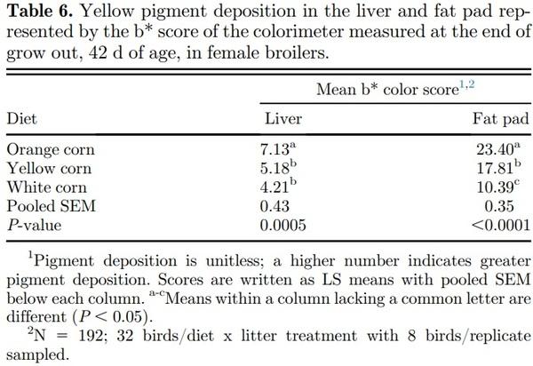 Orange corn diets associated with lower severity of footpad dermatitis in broilers - Image 12