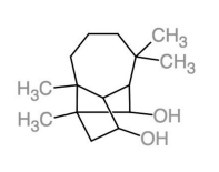 Figure 5. Structure of culmorin. Made on ChemDoodle [77], based on Nara Institute of Science and Technology [78].