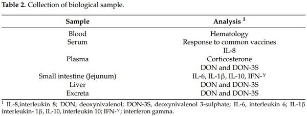 Effects of Deoxynivalenol-Contaminated Diets on Metabolic and Immunological Parameters in Broiler Chickens - Image 2