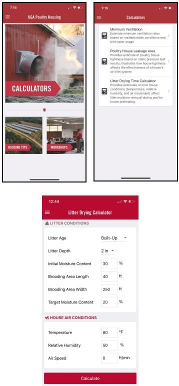 Poultry411 App - Litter Drying Time Calculator - Image 1