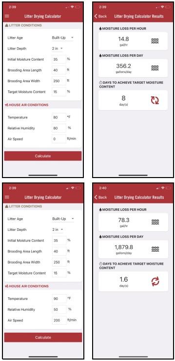 Poultry411 App - Litter Drying Time Calculator - Image 2