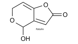 FIGURE 5 | Molecular structure of patulin.