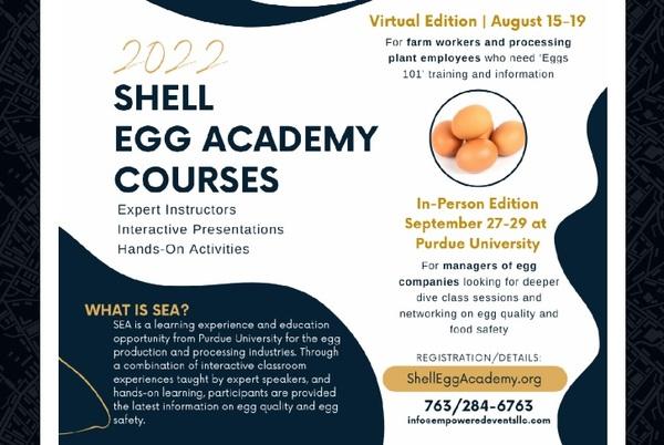 Shell Egg Academy courses coming up - Image 1