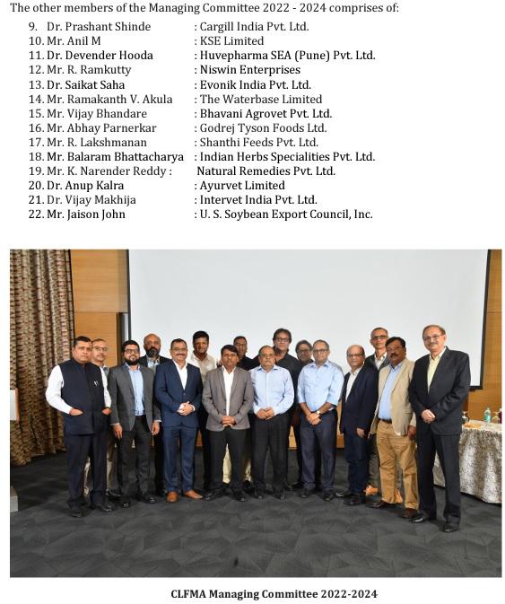 New Dynamic Leadership Team at CLFMA OF INDIA 2022-2024 - Image 2