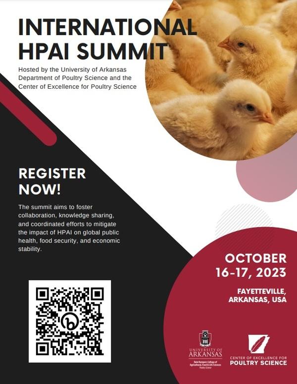 First International Avian Influenza Summit on October 16-17, 2023 - Image 1