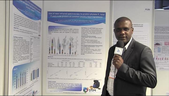 NIRS to predict P, phytate P and crude protein content. Dr. M. Umar Faruk (DSM)