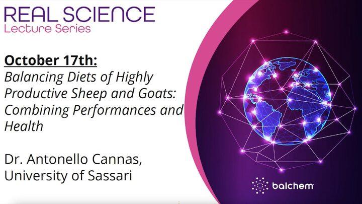 Diets of Productive Sheep & Goats: Performances & Health - Dr. Cannas, University of Sassari