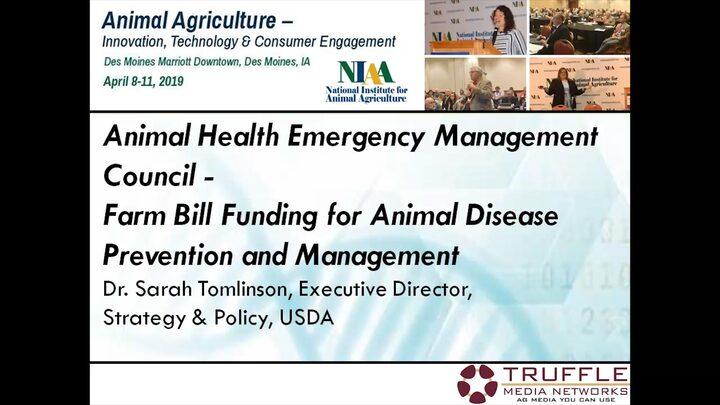 Farm Bill Funding for Animal Disease Prevention Management