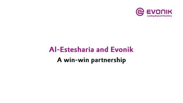 Collaborating with producers: Evonik & Al-Estesharia – A Win-Win Partnership