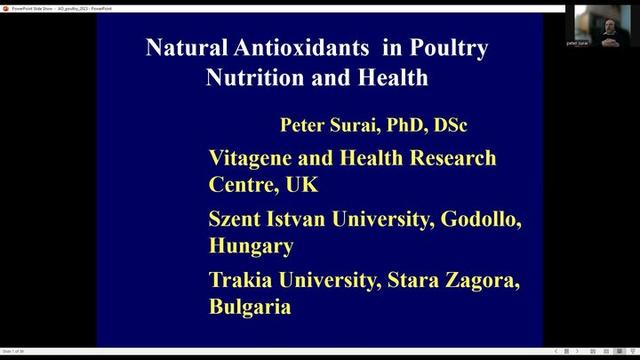 Natural Antioxidants in Poultry Nutrition and Health