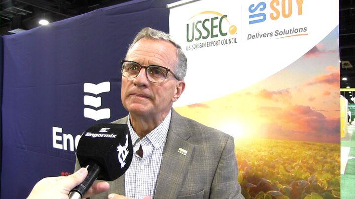 Jim Sutter talks about the soybean market and the programs developed by USSEC
