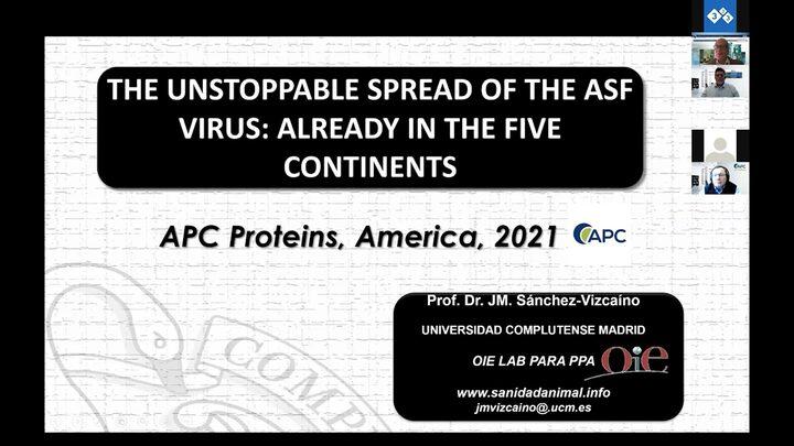 The Unstoppable Spread of ASF Virus. Already in the Five Continents, Dr. José Sánchez-Vizcaíno