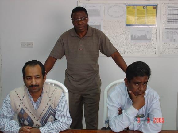 BROILER SITE MANAGER WITH INCHARGES GOLAN MAULA AND SALEEM MUFTUN