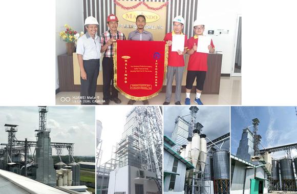 Indonesia 500TPD corn drying project is completed successfully