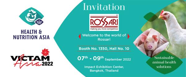 Rossari will be present at Victam Asia 2022 - Image 1