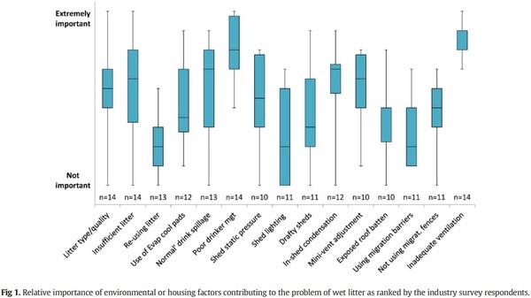 The multidimensional causal factors of ‘wet litter’ in chicken-meat production - Image 1