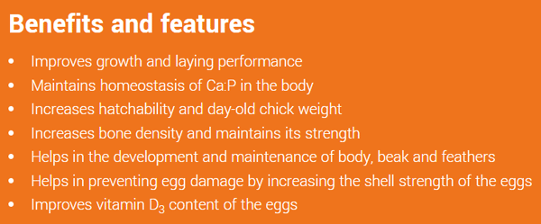 Vitamin D3, Alpha Vitamin for Poultry in its Most Active Form - Image 3